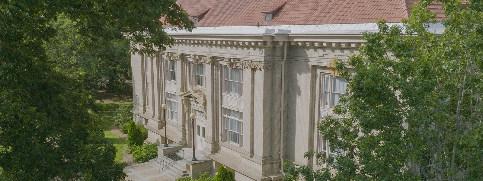 Exterior of Hill Hall on the campus of UNC-Chapel Hill.